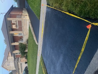 After crack filling & seal