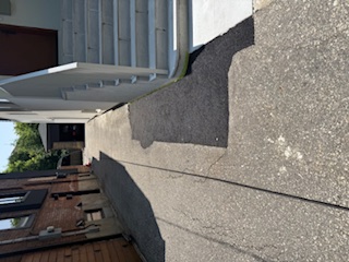 After asphalt repairs